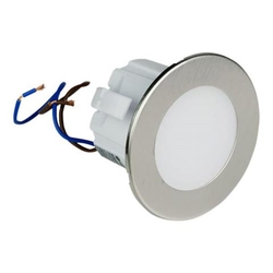 Schod. LED 1,2W stříbrná kulatá YCB178S