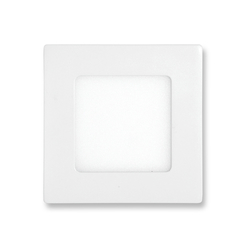 LED-WSQ-6W CCT bílá 12x12cm hranatá vestavná změna teploty světla