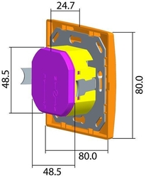 PIR čidlo ST02A dvouvodičový T359