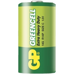 baterie zinkchlorid GP Greencell C 1,5V /R14/C  