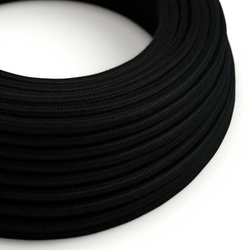 Kabel textilní černá XZ2RC04 2x0,75 1m