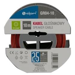 Reproduktorový kabel 2x1,5mm 10m GR04-10