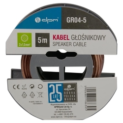 Reproduktorový kabel 2x1,5mm 5m GR04-5