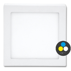 LED-CSQ-25W CCT bílá čtverec přisazená 30x30cm změna barvy světla